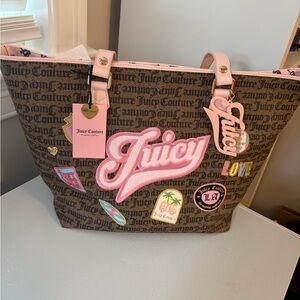 NEW JUICY COUTURE JUICY RUN THE WORLD TOTE